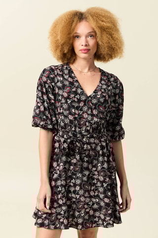 Vestido estilo patinadora - Preto