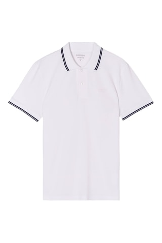 Polo em algodão biológico - Branco