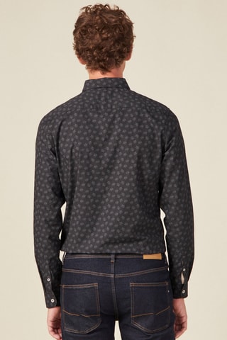 Top em algodão biológico  - Preto