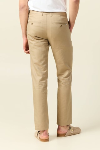 Linnen Chino - Taupe