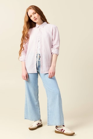 Calças de ganga em algodão biológico - Azul