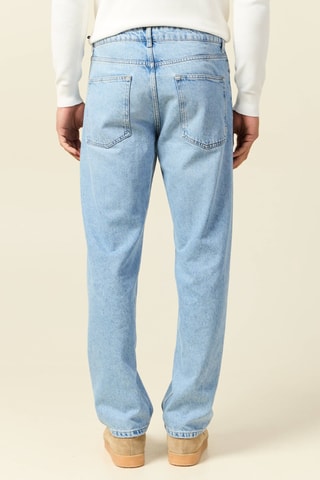 Calças de ganga large - Azul-claro