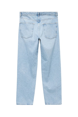 Calças de ganga large - Azul-claro