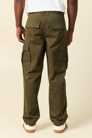 Cargobroek Battle van 2 materialen - Kaki