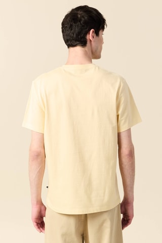 Recht T-shirt - Geel