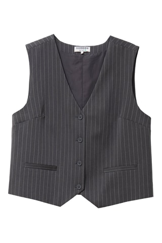 Colete de fato - Cinzento