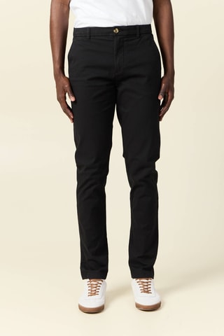 Biologisch Katoenen Chino - Zwart