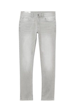 Calças de ganga em algodão biológico  - Cinzento