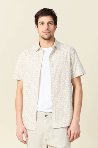 Camisa em algodão biológico  - Branco