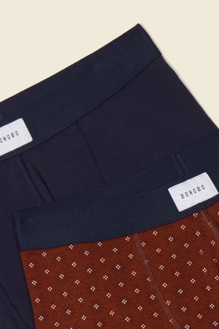 2 Biologisch Katoenen Boxers - Bruin