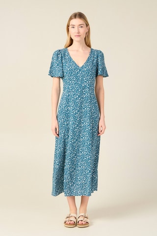 Vestido midi  - Azul