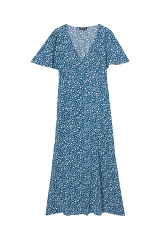 Vestido midi  - Azul