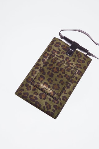 Bolsa de telemóvel - Castanho