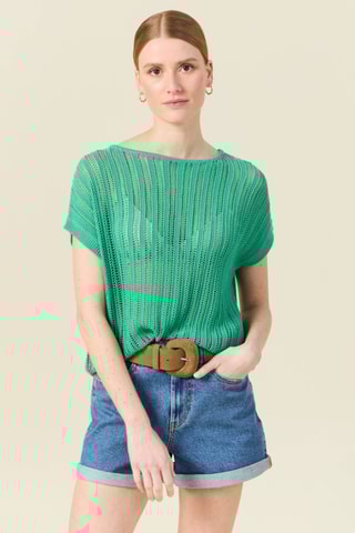 Camisola eco-responsável  - Verde