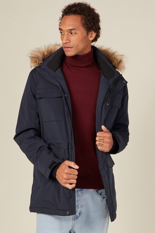 Parka met Capuchon - Blauw