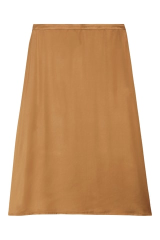 Saia midi  - Castanho