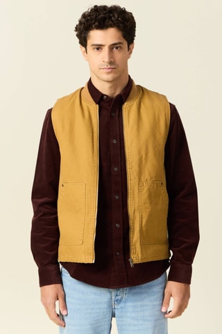 Mouwloos Jack Camel - Bruin