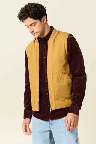 Mouwloos Jack Camel - Bruin