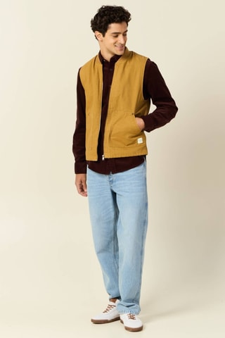 Mouwloos Jack Camel - Bruin