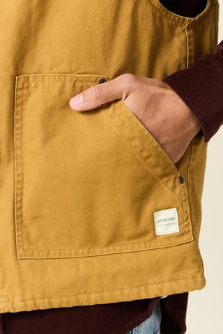 Mouwloos Jack Camel - Bruin