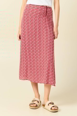 Saia midi  - Vermelho