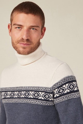 Trui met Rolkraag - Wit