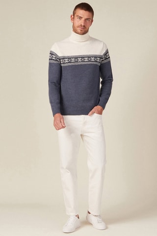 Trui met Rolkraag - Wit