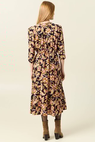 Vestido midi  - Preto