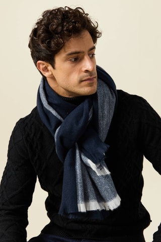 Sjaal - Marineblauw