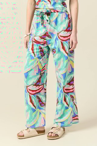 Calças large - Multicor