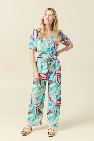 Calças large - Multicor