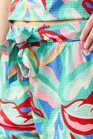 Calças large - Multicor