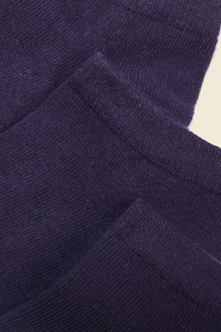 3 Paar Biologisch Katoenen Sokken - Marineblauw