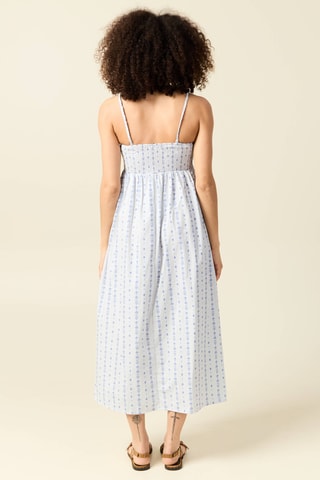 Vestido midi - Azul-claro