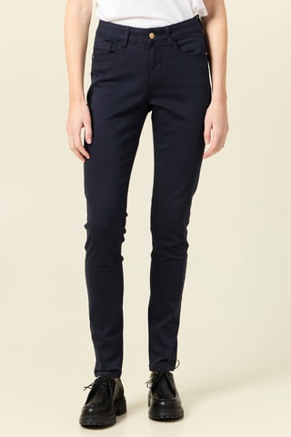 Calças skinny - Azul-marinho