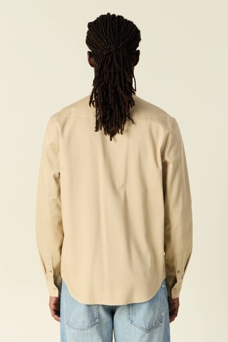 Camisa em algodão biológico - Bege