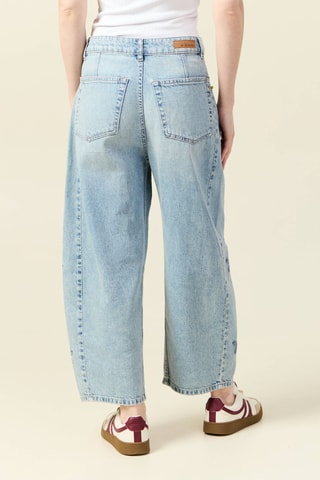 Calças de ganga slouchy - Azul-claro