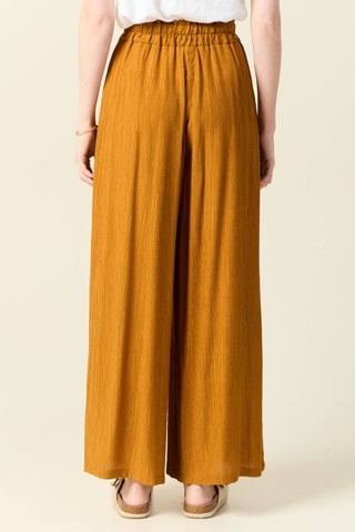 Calças largas - Camel
