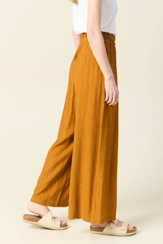 Calças largas - Camel