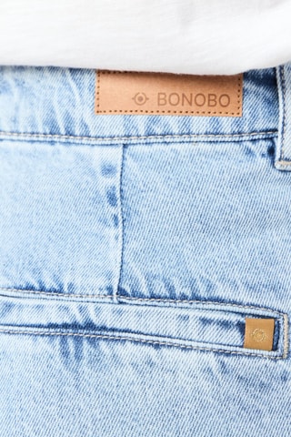 Calças de ganga large em algodão <b>biológico</b> - Azul-claro