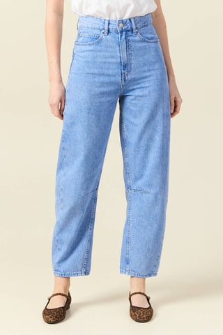 Calças de ganga slouchy - Azul-claro