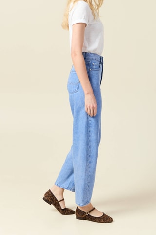 Calças de ganga slouchy - Azul-claro