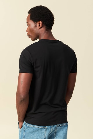 3 t-shirts direitas em algodão biológico - Branco