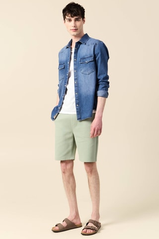 Biologisch Katoenen Short - Groen