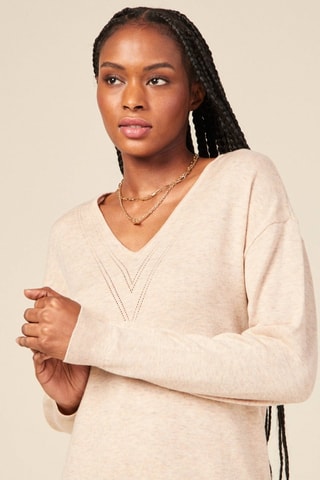 Vestido-camisola eco-responsável  - Amarelo