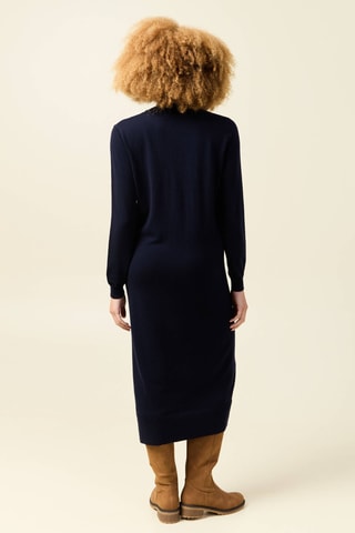 Vestido-camisola - Azul-escuro