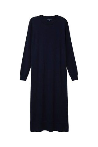 Vestido-camisola - Azul-escuro