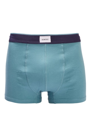 2 Biologisch Katoenen Boxers - Blauw