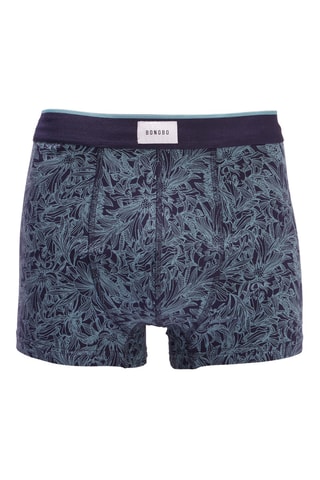 2 Biologisch Katoenen Boxers - Blauw