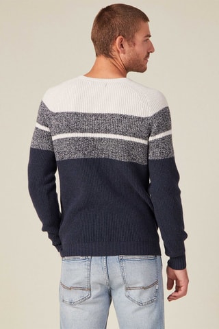 Wollen Trui - Wit en grijs